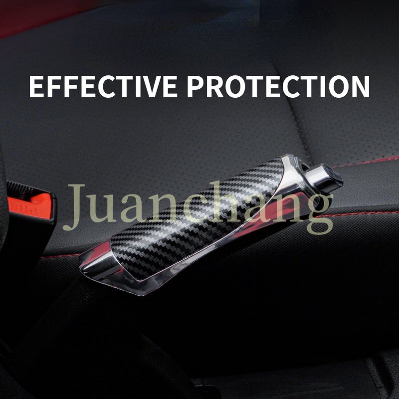 Dekorasi Rem Tangan Mobil Penggunaan Mobil Yang Dipersonalisasi Gaya Serat Karbon Auto Handbrake Protector Decoration Fashion