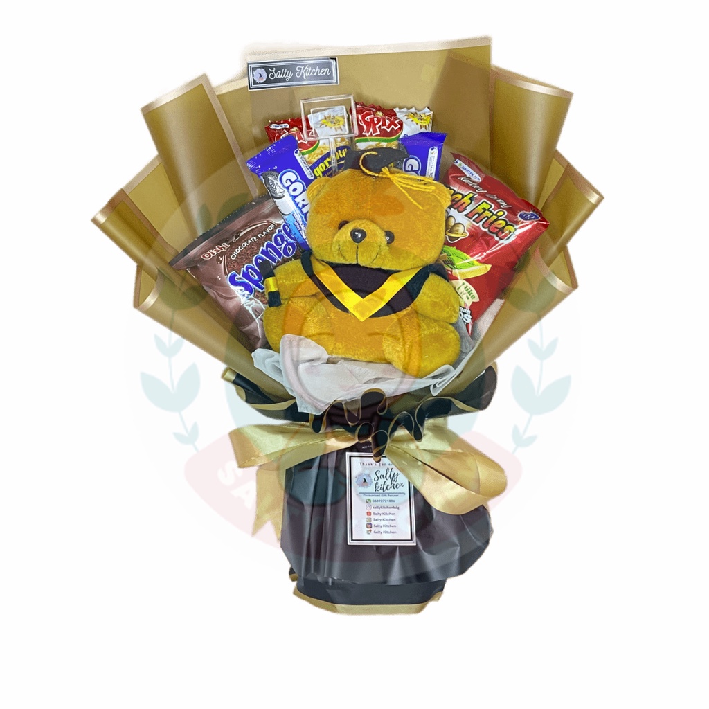 

Real Picture Buket Snack Mini Coklat Coffee Plus Boneka Bucket Wisuda Anniversary Bingkisan Murah