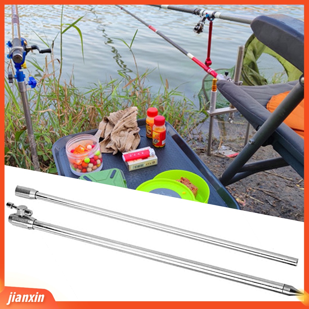 (In Stock) Holder Joran Pancing Anti-Korosi Nyaman Anti Gores Padat Stabilitas Tinggi Menebal Tekstur Tahan Karat Memancing Ikan Gurame Adjustable Metal Band Stick Untuk Area Air