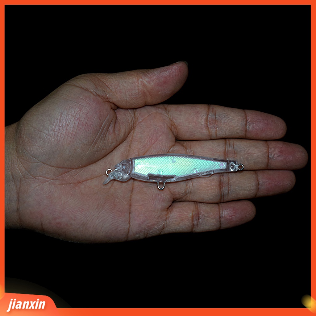 (In Stock) 8cm /6.2g Umpan Pancing Simulasi Umpan Embrionik Ikan Kecil Wobbler Universal Fishing Tackle Tidak Dicat Umpan Buatan Plastik Tenggelam Trout Lure Memancing Luar Ruangan