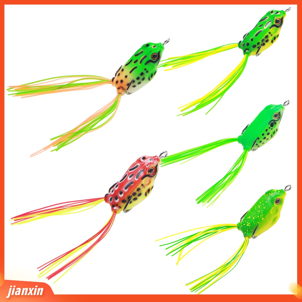 (In Stock) 6cm 13g Lure Frog Umpan Penampilan 3D Kait Ganda Ringan Efektif Mini Frog Lure Fishing Baits Untuk Outdoor