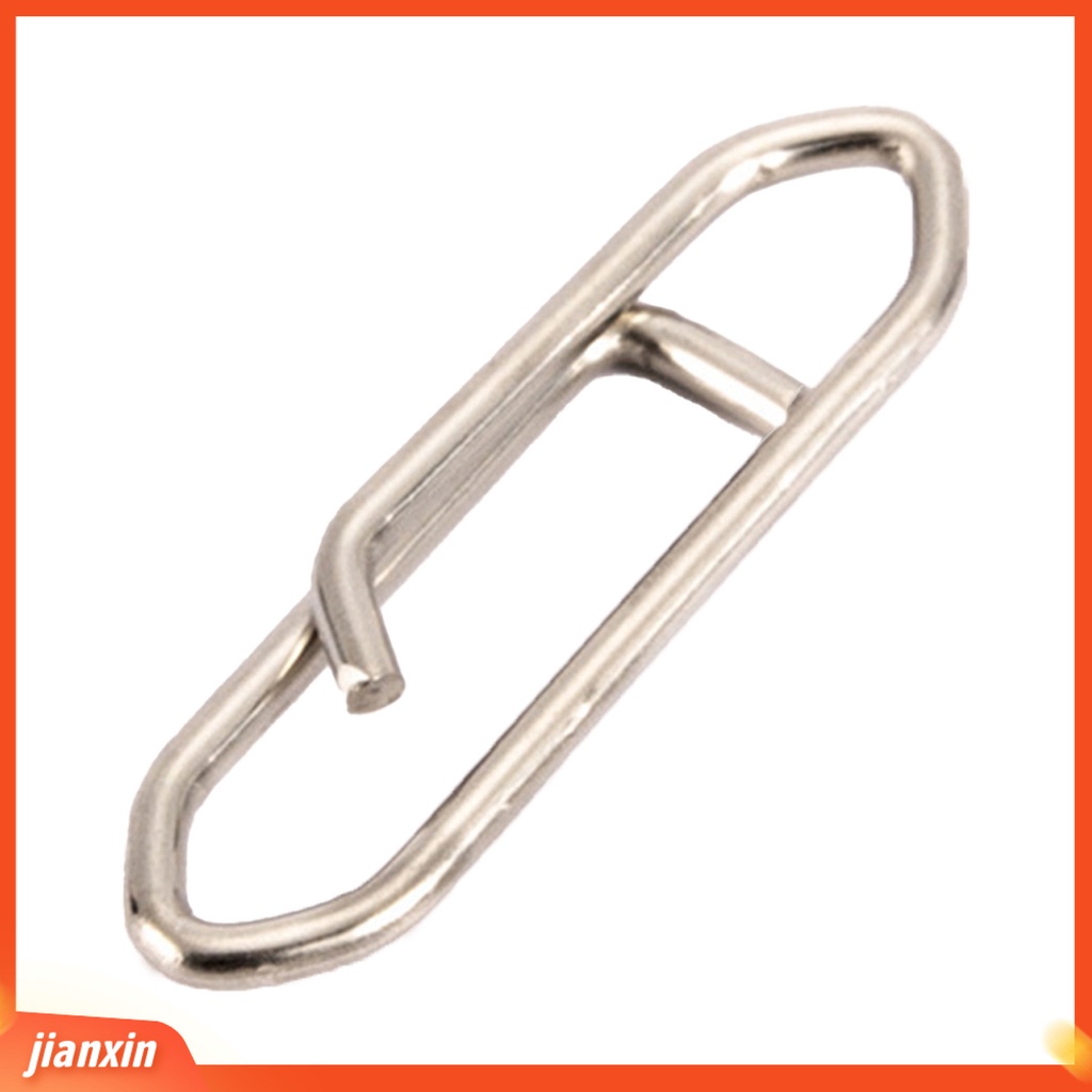 (In Stock) 30 Pcs Kekuatan Tarik Tinggi Stainless Steel Lure Hook Konektor Barel Putar Tackle Memancing Snaps Memancing Aksesoris