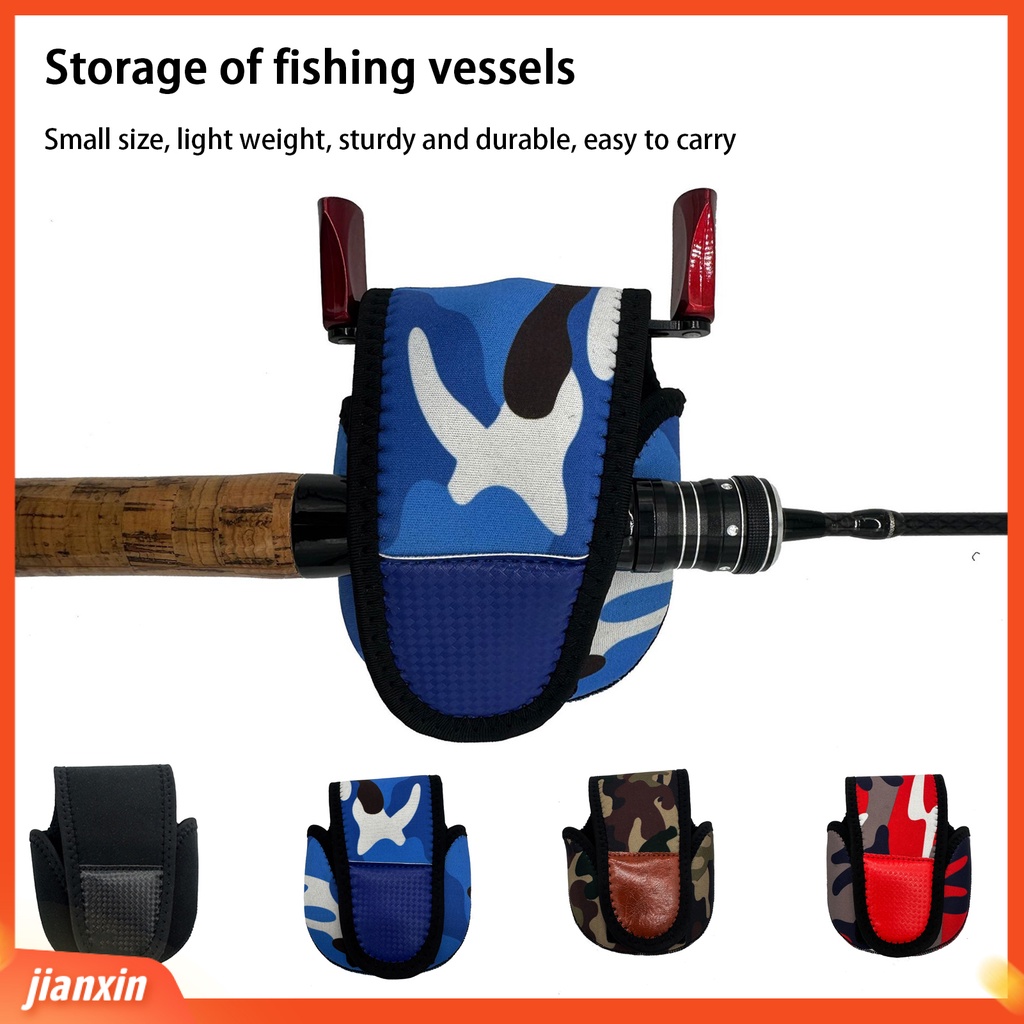 (In Stock) Spinning Reel Case Mudah Dibawa Penggunaan Jangka Panjang Tahan Aus Perlindungan Penyerapan Goncangan Dapat Digunakan Kembali Tahan Air Berputar Gulungan Memancing Tas Aksesori Memancing