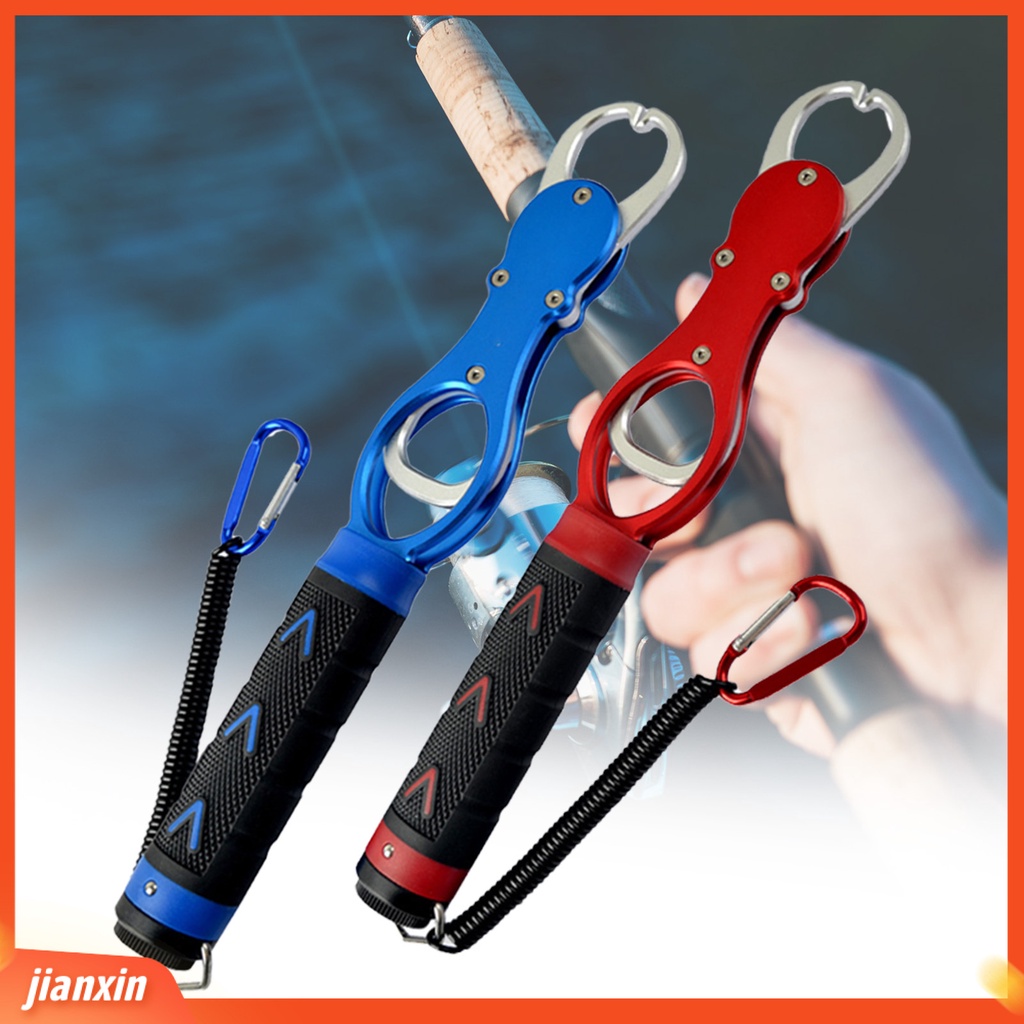 (In Stock) Portabel Paduan Aluminium Memancing Grip Hook Lip Gripper Tackle Alat Aksesori