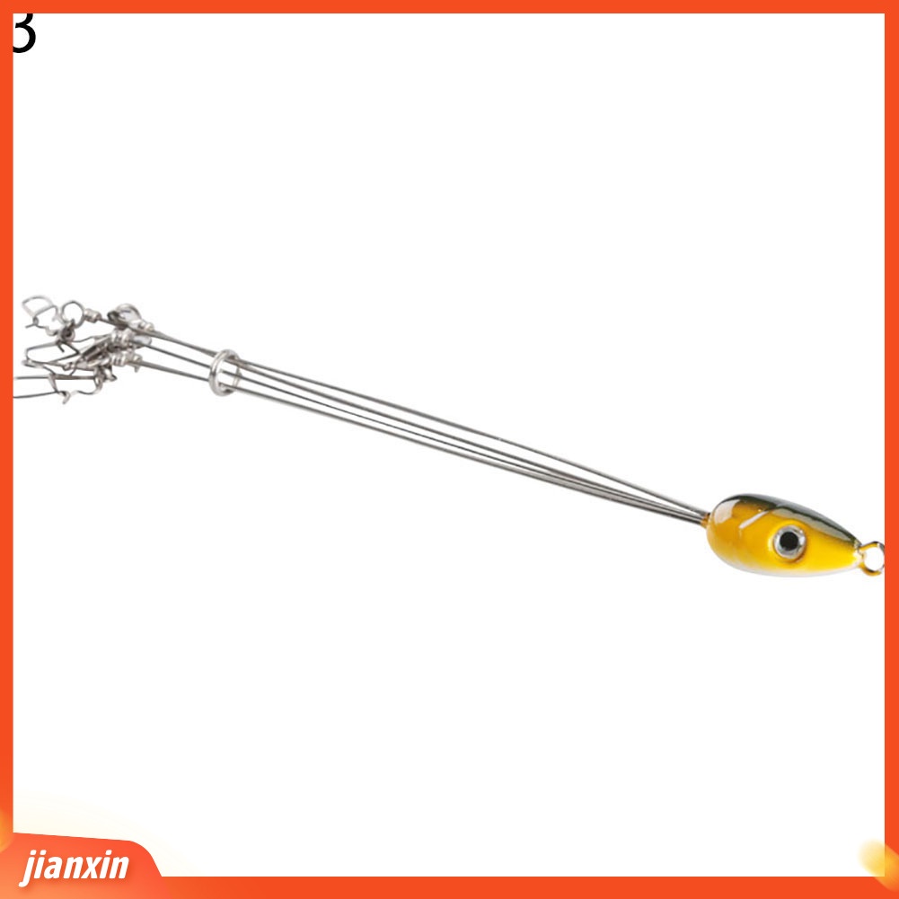 (In Stock) 5lengan Alabama Rig Fishing Lure Dengan Konektor Putar Umpan Buatan Palsu