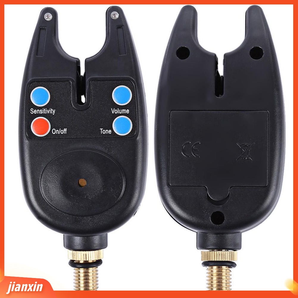 (In Stock) Alarm Gigitan Pancing Malam Luar Ruangan Sound Alert Lampu Indikator LED Alat Bantu