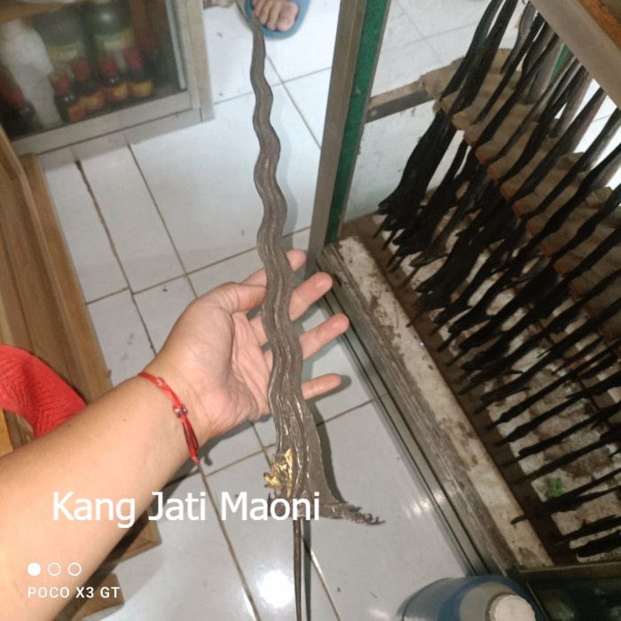 keris sengkelat naga welang kinatah kamarogan KJM1122