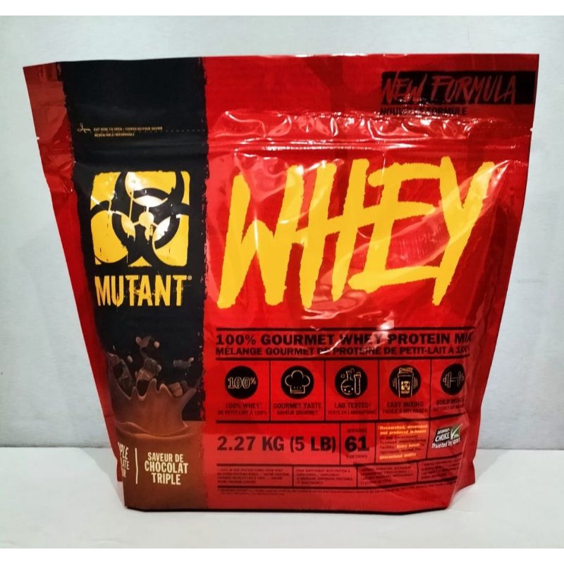 (PROMO!) Mutant WHEY Protein 5 LBS - Susu Whey Protein Untuk Massa Otot