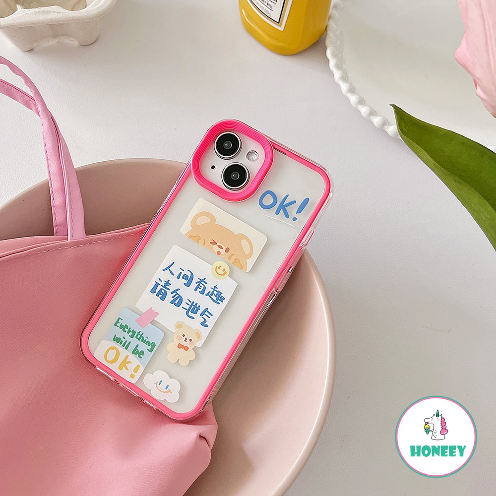 Cute Puppy 3-in-1 Phone Case Kompatibel Untuk iPhone 14 Pro 13 12 Pro Max Casing iPhone 11xr XS 7 8Plus Karakter Cina Lucu Penutup Belakang