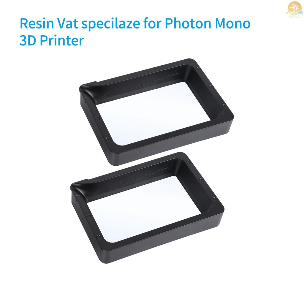 In Stock ANYCUBIC Resin Tanks Vats Resin Plastik Ppn 2PCS Untuk Printer Photon Mono 3D