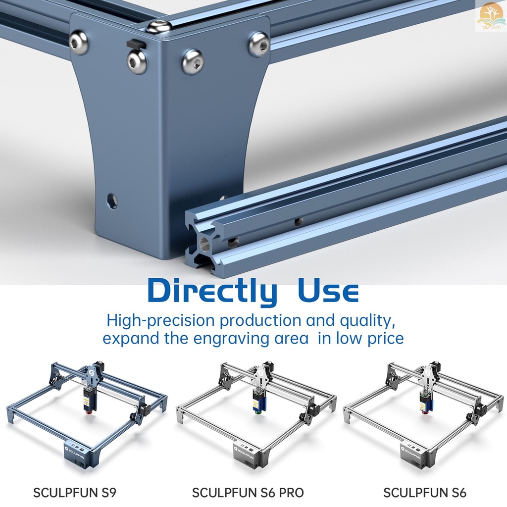 In Stock Sculpfun Engraver Engraving Area Ekspanding Kit Untuk S6/S6pro/S9 Mesin Ukir Laser Rakitan Cepat Full Metal