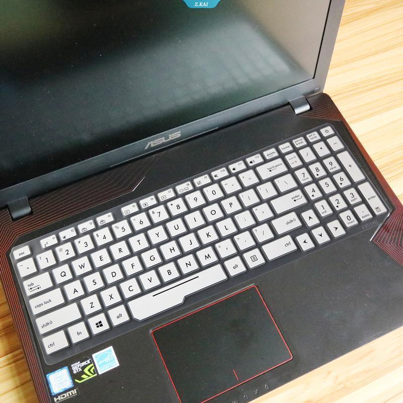 Asus 15.6 Inch Ultra Tipis Tahan Air Pelindung Keyboard PC Untuk ASUS GL553VE GL553VD FX553VD FX753VD Cakupan Penuh Keyboard Silicone Cover Film Tahan Debu [ZK]