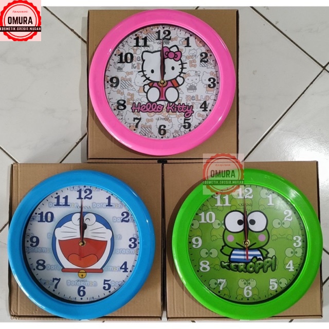 (OM) BESAR Jam dinding karakter murah bagus