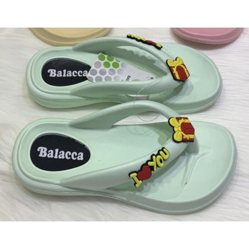 Sandal flat karet terbaru Sandal empuk Balacca 076L 37-41