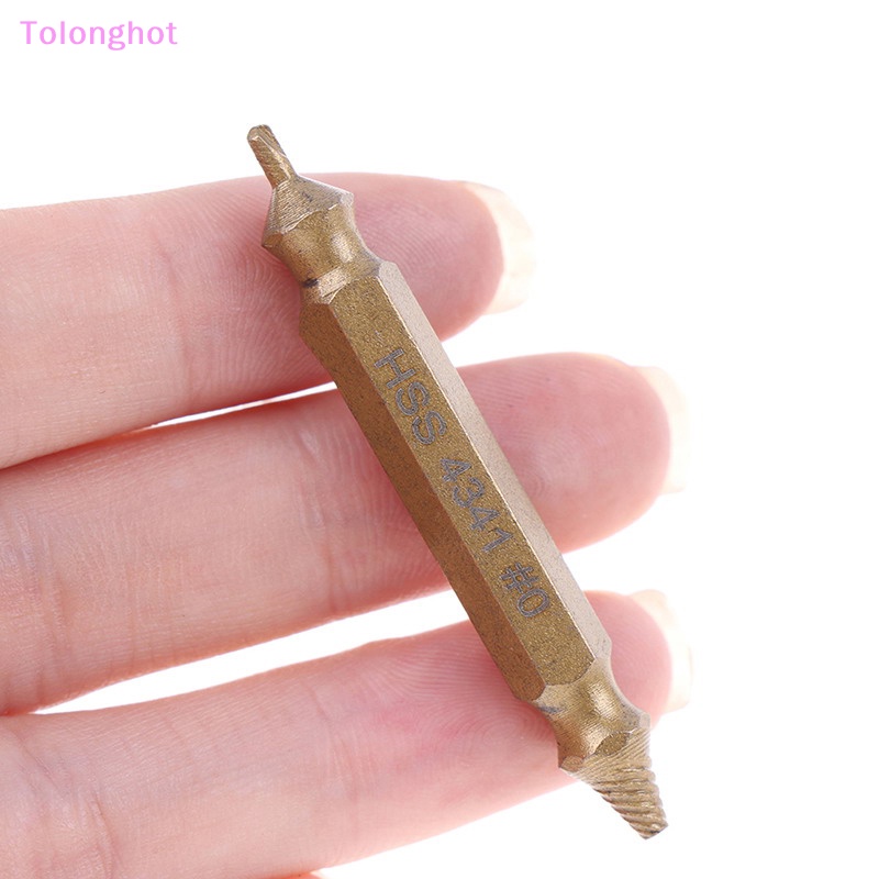 Tolonghot&gt; 4/6Pcs Rusak Screw Extractor Center Mata Bor Set Woodworking Tools Broken Bolt Extractor Baut Sekrup Remover Extractor well