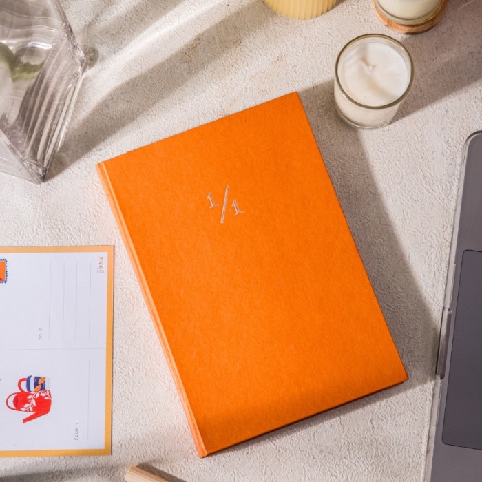 

✨BISA COD✨ -Kamagoods.co 1/1 Mindful Journal-Buku Jurnal-Daily Journal - Orange