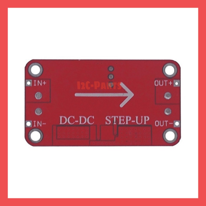 XL6019 5A DC-DC Step Up Adjustable Boost Buck Converter Module Red PCB