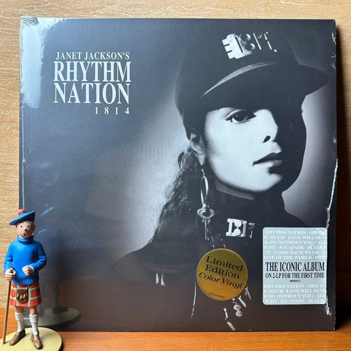 PIRINGAN HITAM / VINYL JANET JACKSON - RHYTHM NATION 1814 (2LP,CLRD)