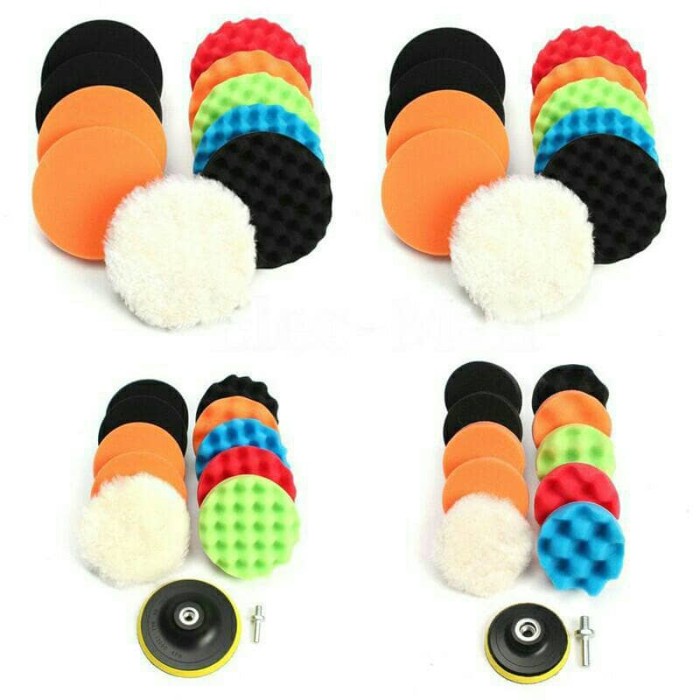 ✨LARIS✨ -11 Pcs 3 Inch Sponge Waxing/Sponge Poles/Buffing Polishing/Poles Mobil - BP M10