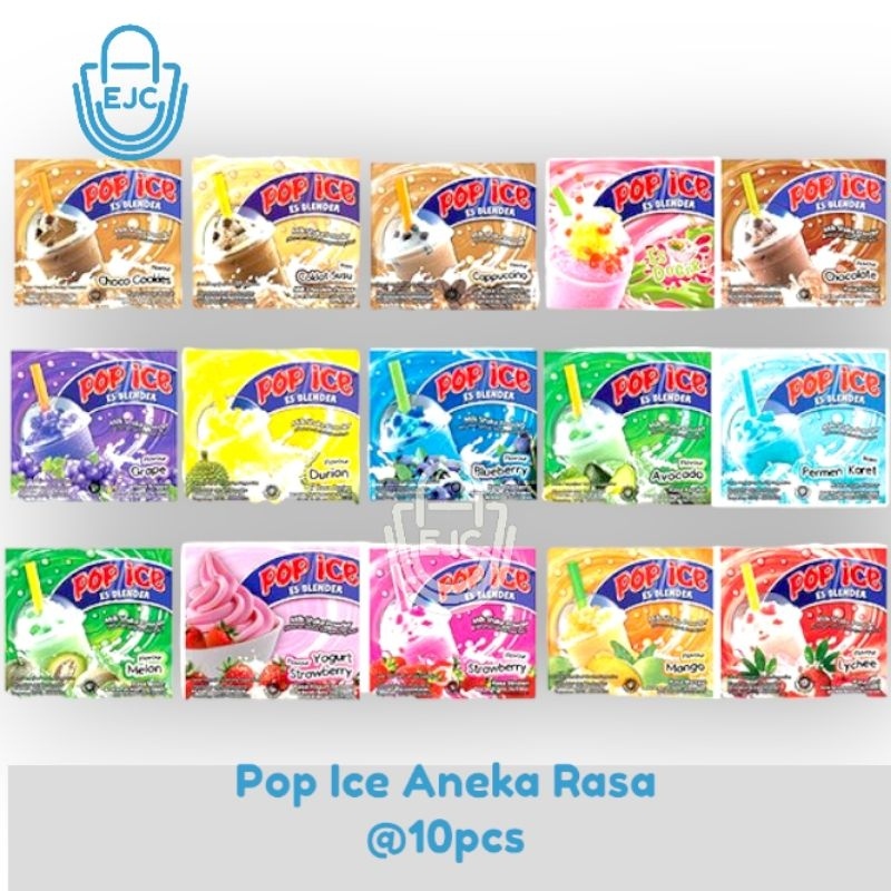 

[EJC] Pop Ice Aneka Rasa Milk Shake isi 10pcs / Renceng