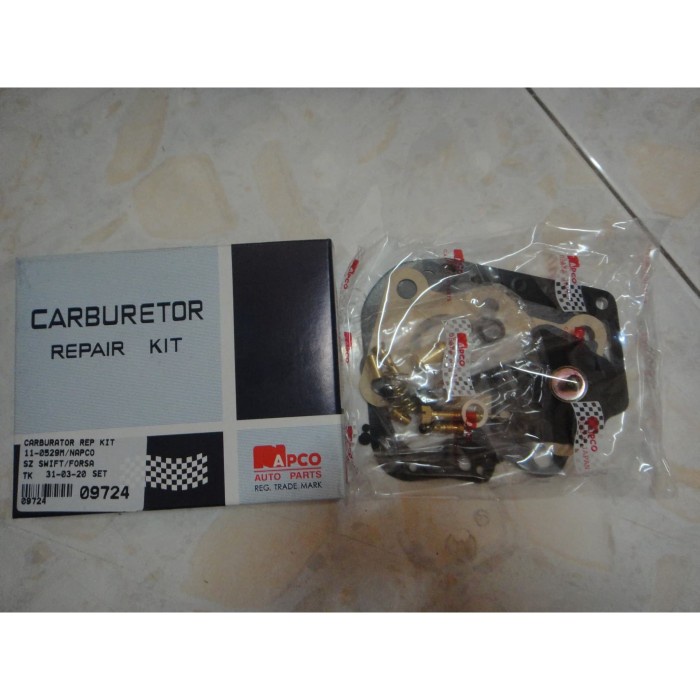 SPAREPART OTOMOTIF- Carburator Repair Kit Suzuki Swift 3CYL/ Forsa GLX 86-ON NAPCO Japan -KOMPONEN A