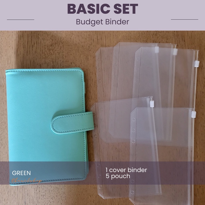 

[DD] Budget Binder Cash Binder Budget Planner Binder Sinking Fund Basic Set - Green