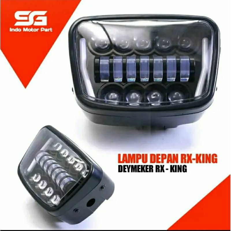 lampu depan daymaker rx king komplit batok daymaker gl mx gl 100