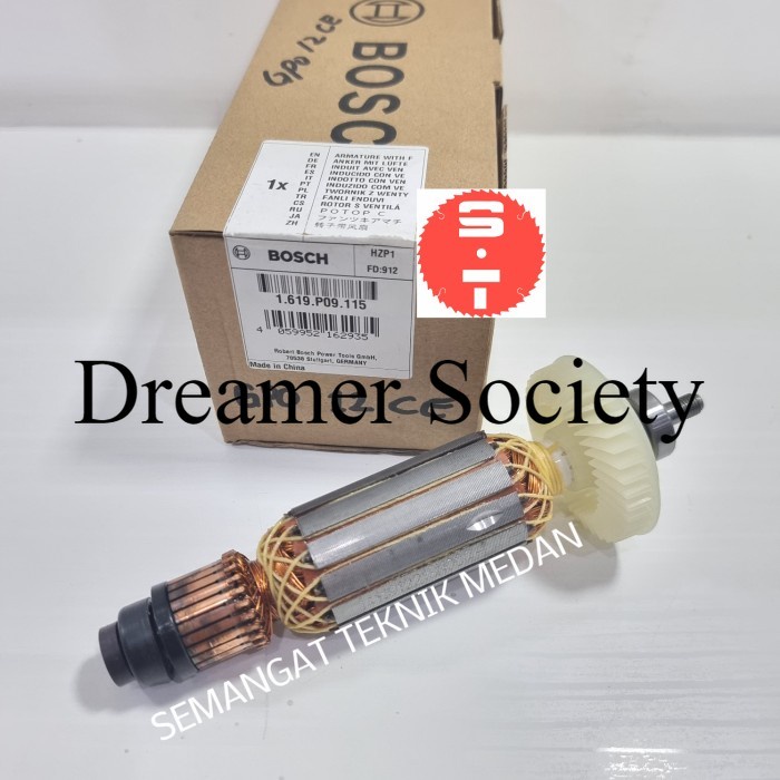 Berkualitas GPO12CE ARMATURE ANGKER MESIN POLISH POLISHER BOSCH GPO 12 CE FCJ697