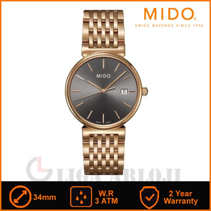 MIDO M1130.3.13.1 Dorada Ladies - Jam Tangan Wanita Analog Rose Gold