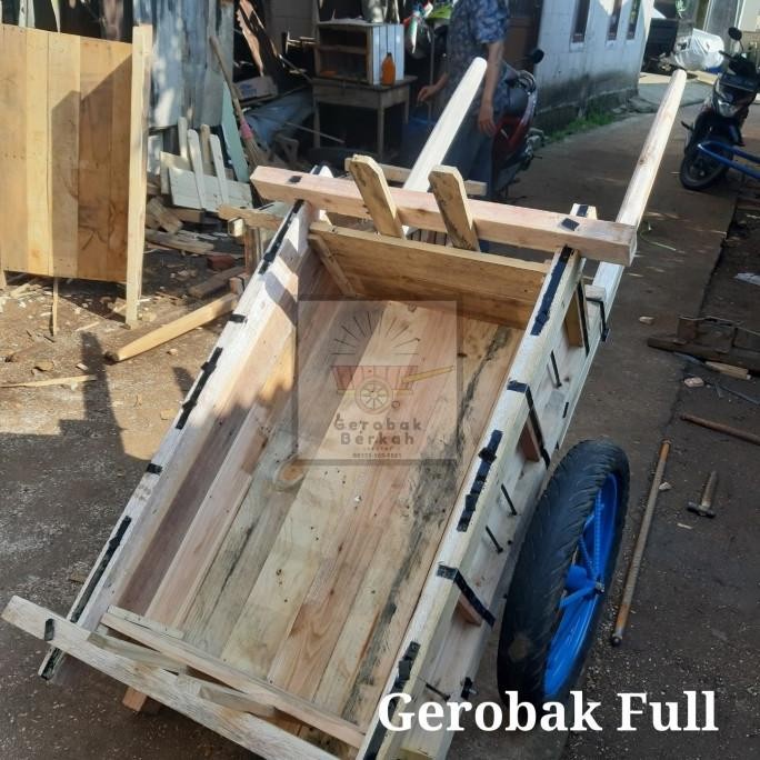 Sale Gerobak Kayu Murah Ban Motor Ready Ya Kak - Gerobak Full Termurah