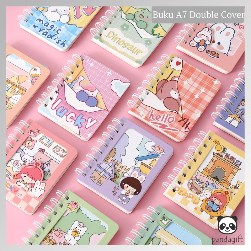 

Buku Catatan Ring A7 Dobel Cover Notebook Ring A7 Dobel Cover Karakter Lucu - GG0262