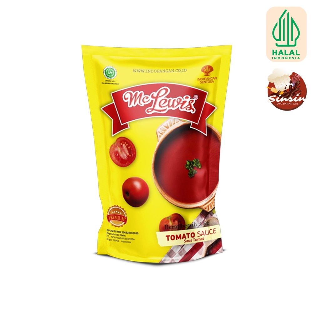 

Mc Lewis Tomato Sauce Premium - 1Kg