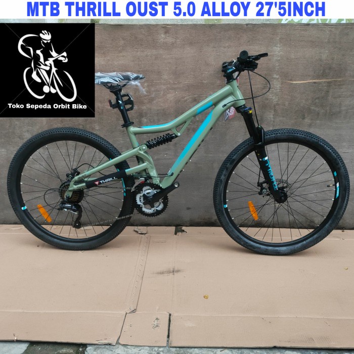 Sepeda Gunung MTB Thrill Oust 5.0 Alloy 27'5Inch 3X7Sp NY2 ORIGINAL