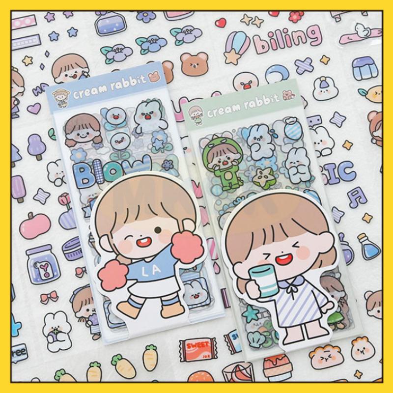 

⭐ MKBK ⭐ Sticker 10 Lembar Stiker Murah Kertas Stiker Cutting Sticker Anime Dekor Aesthetic Stickers Sticker DIY Scrapbook Stiker Hias Lucu in Box