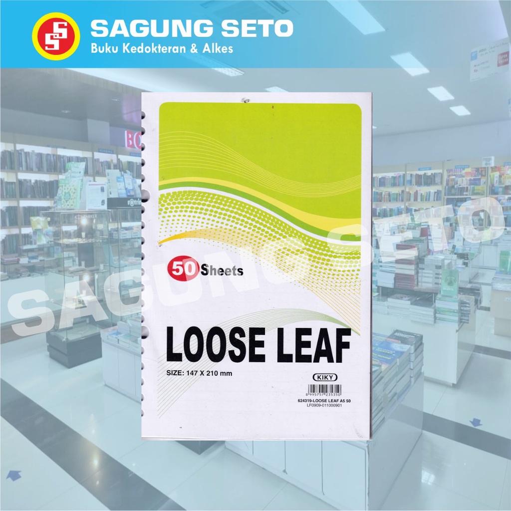 

KIKY KERTAS LOOSE LEAF A5 50 SHEETS / KERTAS BINDER