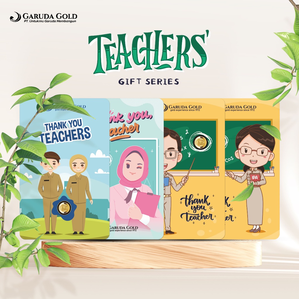 Gift Series Garuda Gold Trimakasih Guru Emas Murni Logam mulia 24 karat original bersertifikat