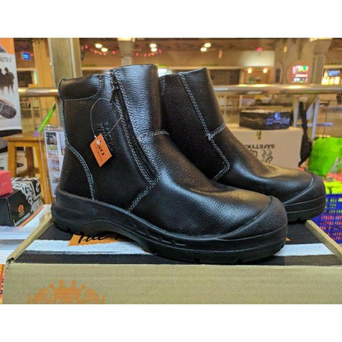 Spesial BIG SALE Sepatu Safety Kings 806X/Sepatu Kerja Sefty Pria Kulit Asli Original - KWD 806X, 37(4)