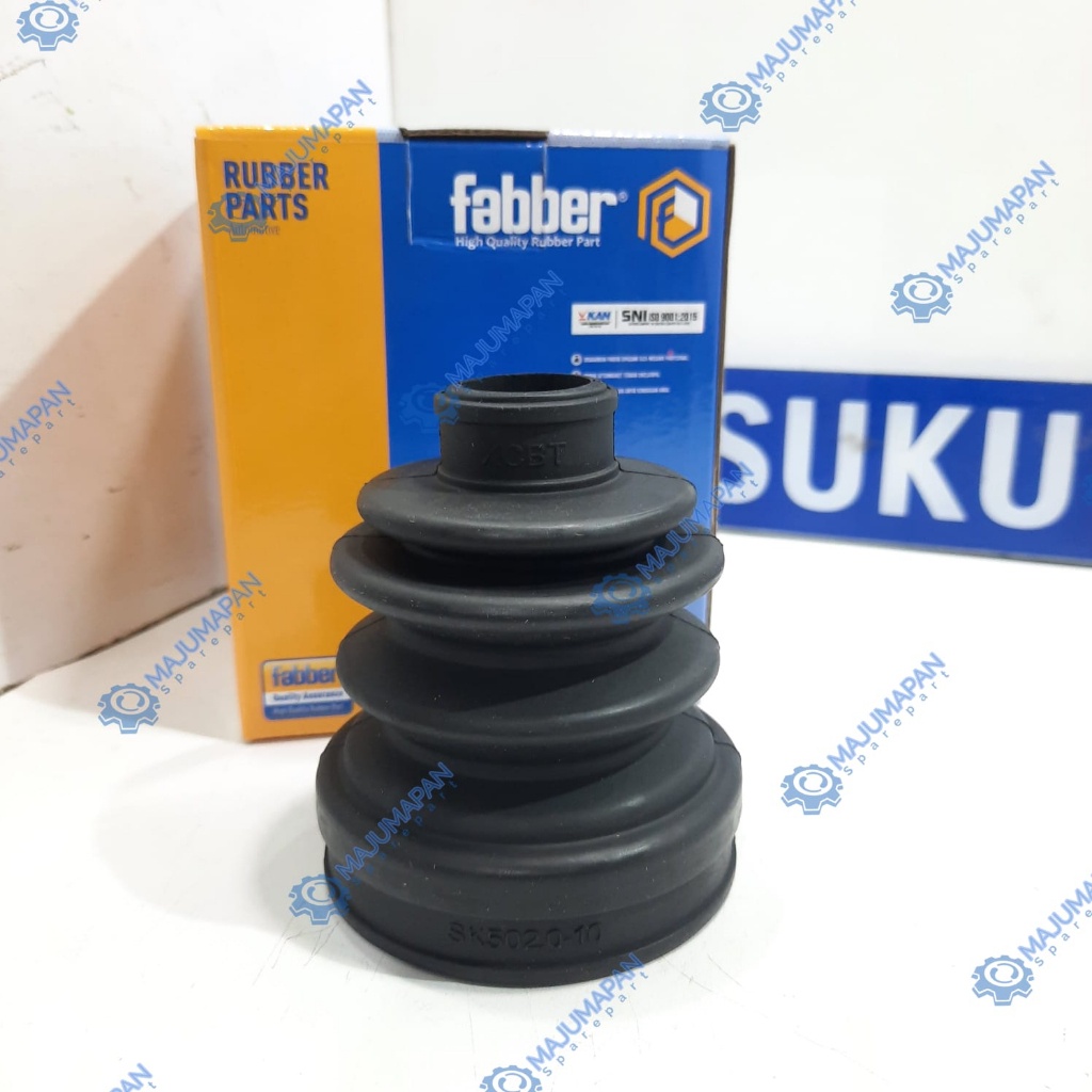 Karet boot as roda dalam suzuki splash.