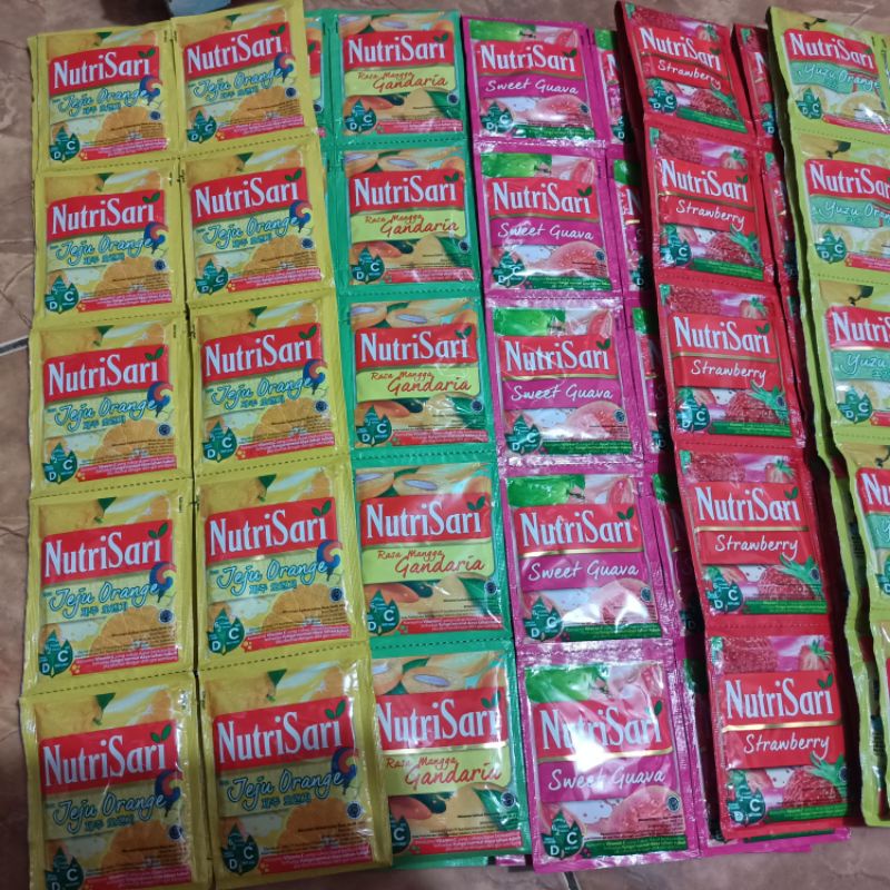 

Nutrisari 1renceng 10sachet