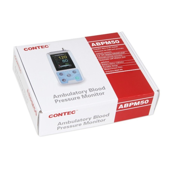 New ABPM50 24 hours Ambulatory Blood Pressure Monitor Holter