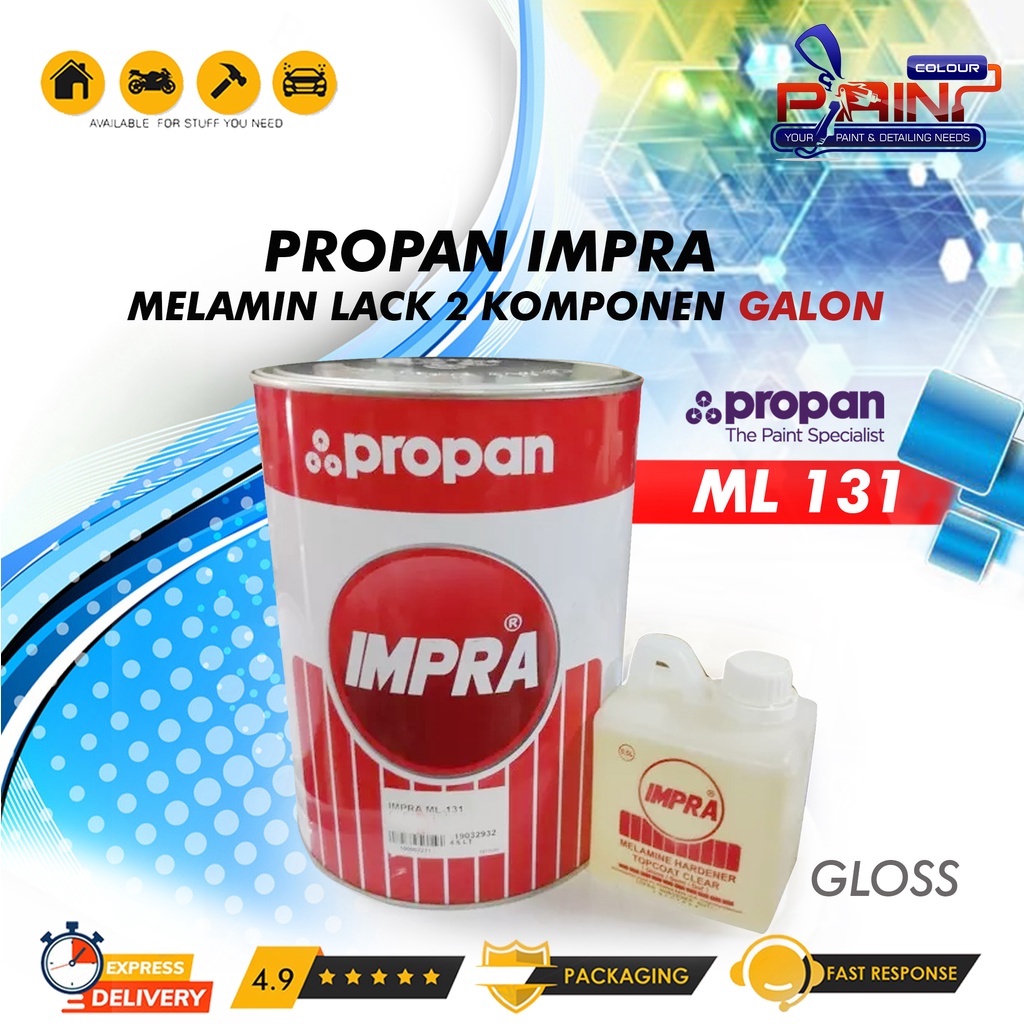 IMPRA MELAMIN LACK / ML - 131 CLEAR DOF UKURAN GALON
