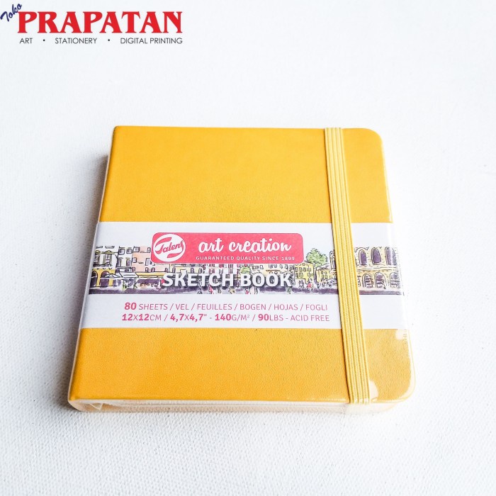 

[New] Talens Art Creation Sketchbook 140gsm - 12x12 G. Yellow