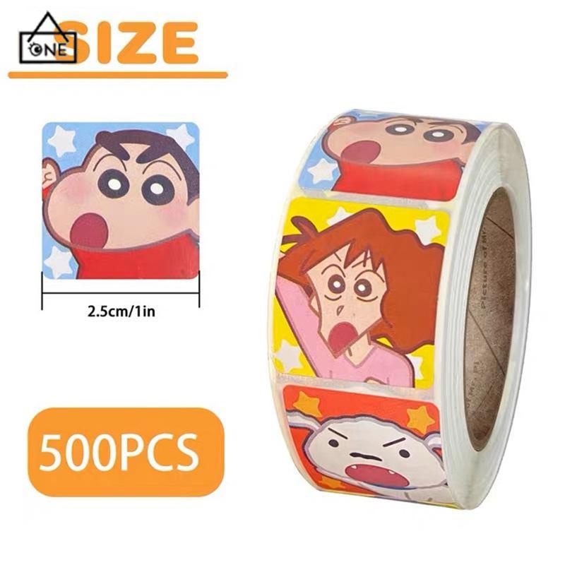 COD❤️Kartun Lucu Bahan Scrapbook Sticker Melody Crayon Shin-chan Line Dog DIY Stiker Dekoratif-A.one