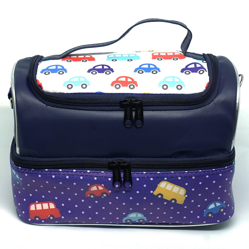 Tas Susun MOTIF Mobil Chibi /Tas Slempang Smiggle /Lunch Bag Susun