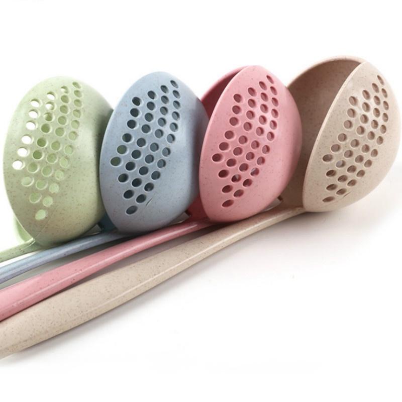 Centong Sayur 2 In 1 Penyaring Kuah Tirisan / Centong Sup Dapur Serbaguna