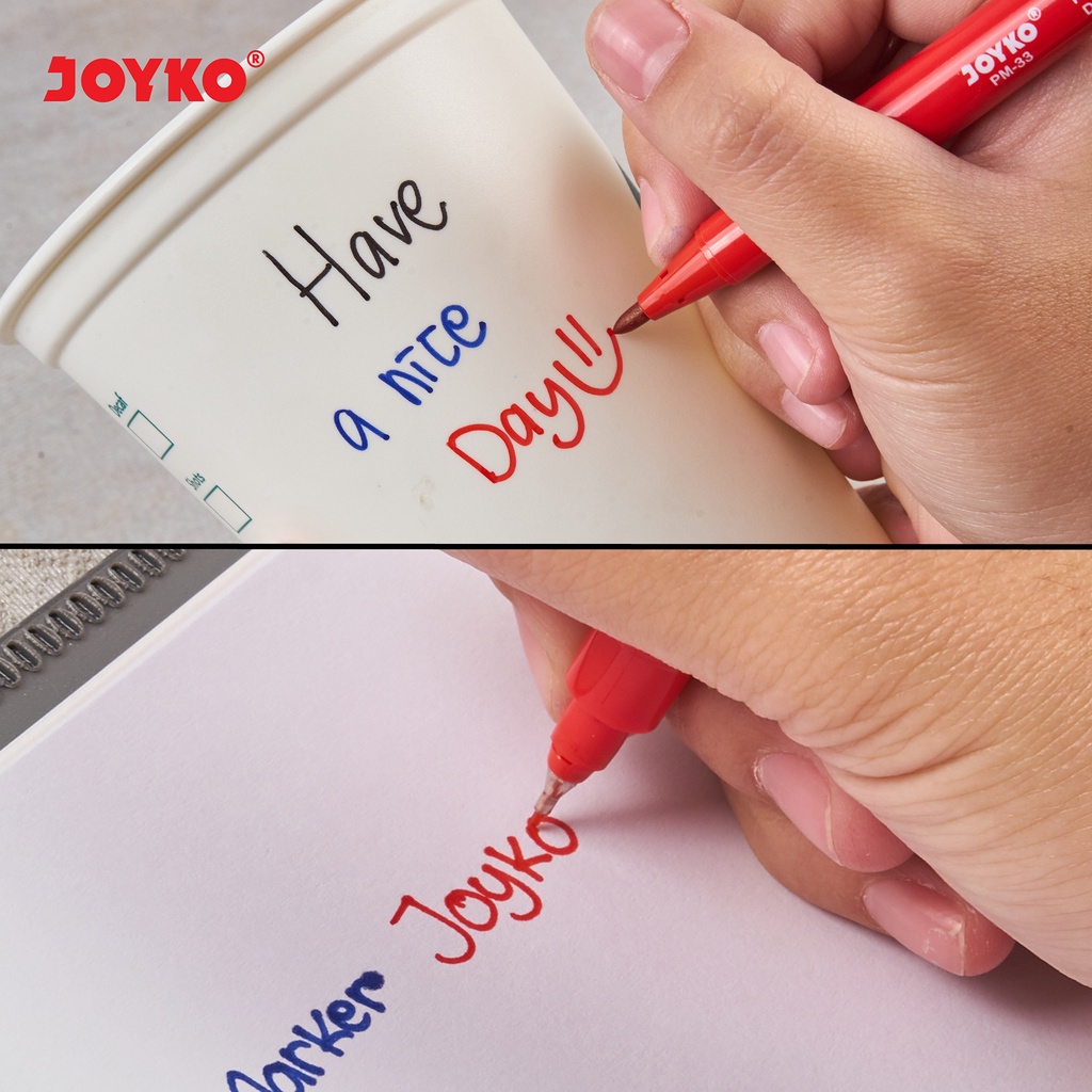 [PCS]  JOYKO PERMANENT MARKER PM-31/PM-32/PM-33 DUAL TIP