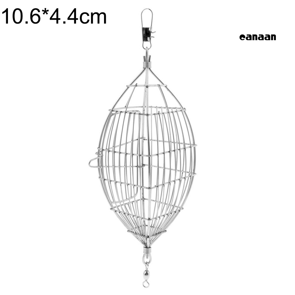 Cnn-stainless Steel Wire Bait Thrower Trap Cage Alat Pancing Ikan Gurame
