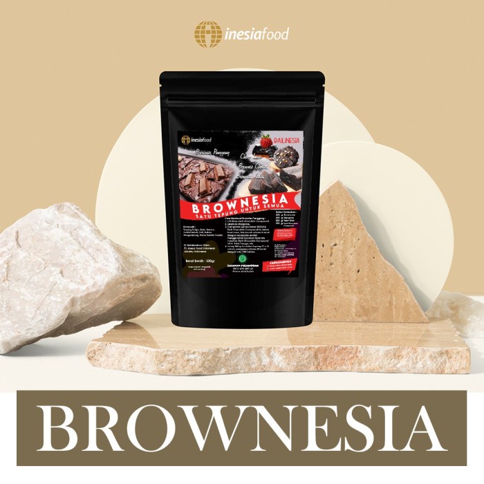 

[Ready Stock]- TEPUNG PREMIX INSTAN BROWNIES DAILINESIA 500gr