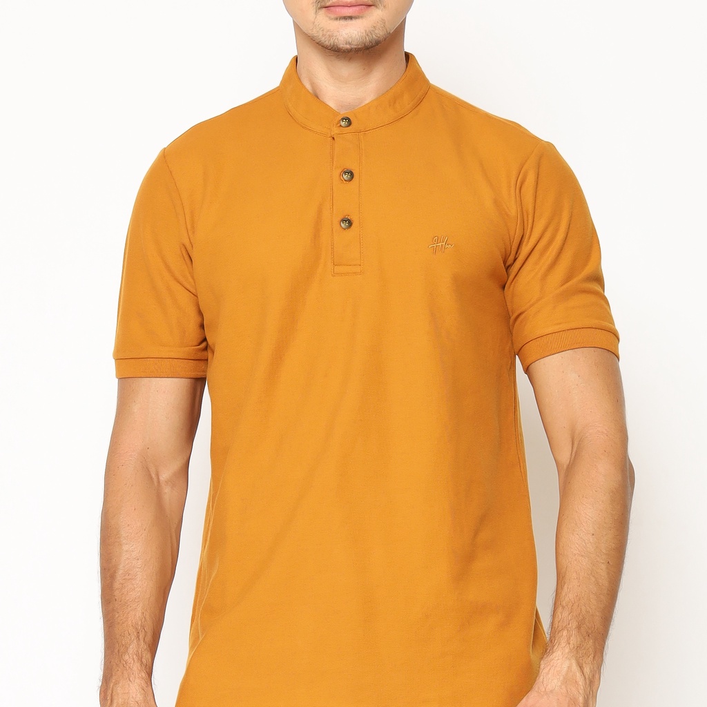 HL MEN Polo Chiangi - Mustard