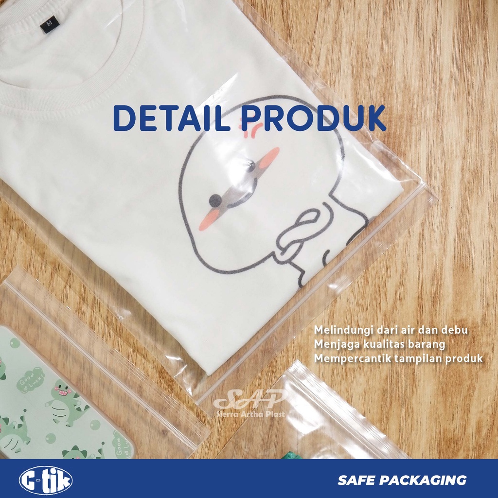 Harga Lembaran / Pcs bisa Ecer / Plastik KLIP Tanpa Plong Ziplock 20x30 ~ 25x35 ~ 30x40 | Plastik ZipLock Packing Baju Sepatu Bening 20x30, 25x35, 30x40 | Kantong Plastik Zip Lock Bening Polos / Plastik Klip (20x30, 25x35, 30x40 cm) aman untuk makanan
